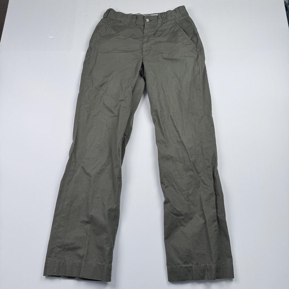 Abercrombie & Fitch Safari Pants Mens 31 (26x30) Olive Green Cotton Chino